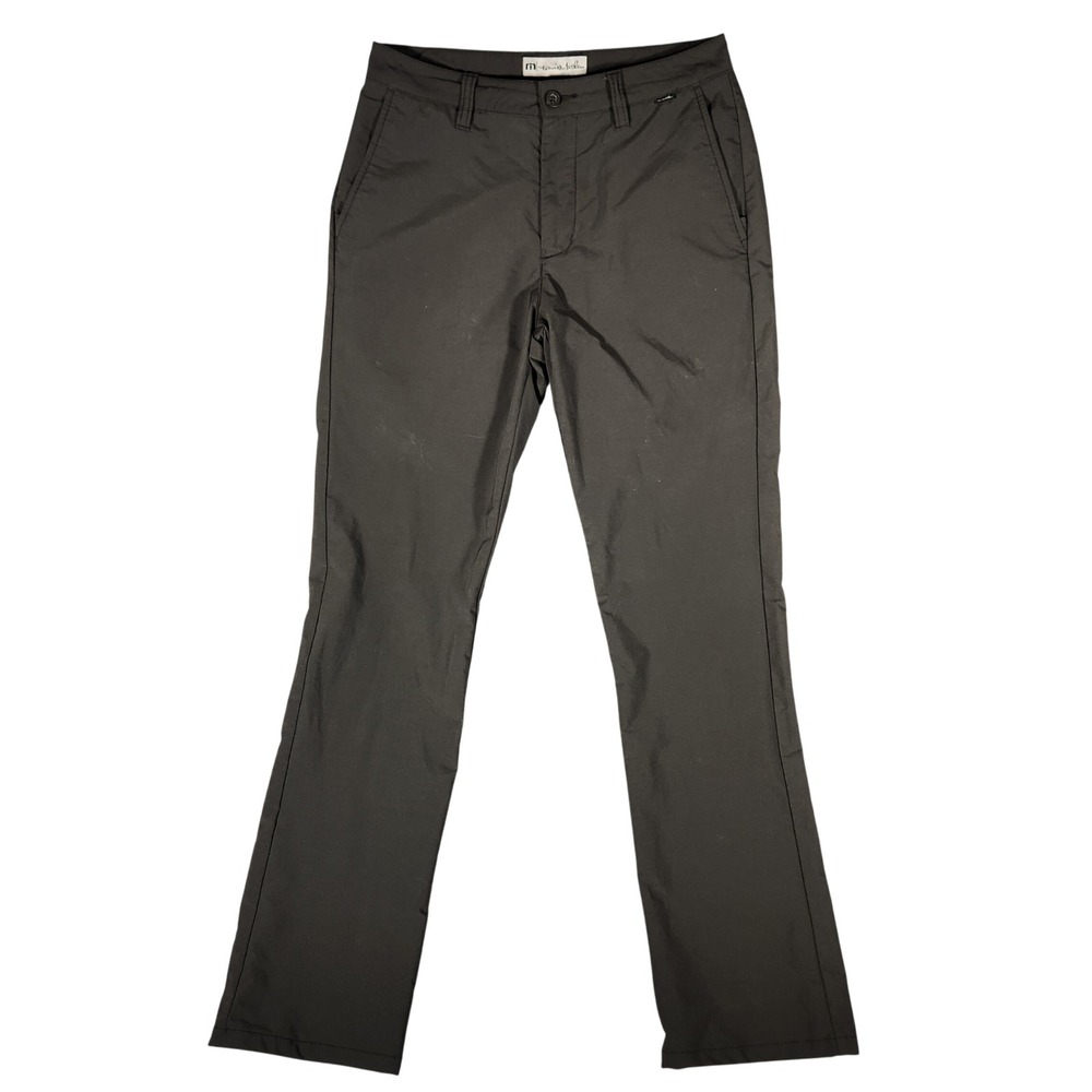 Travis Mathew Golf Pants Mens 30 Black Excellent Performance Stretch Trousers